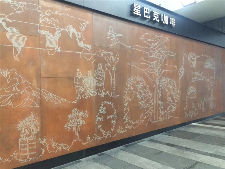 平房耐候钢幕墙